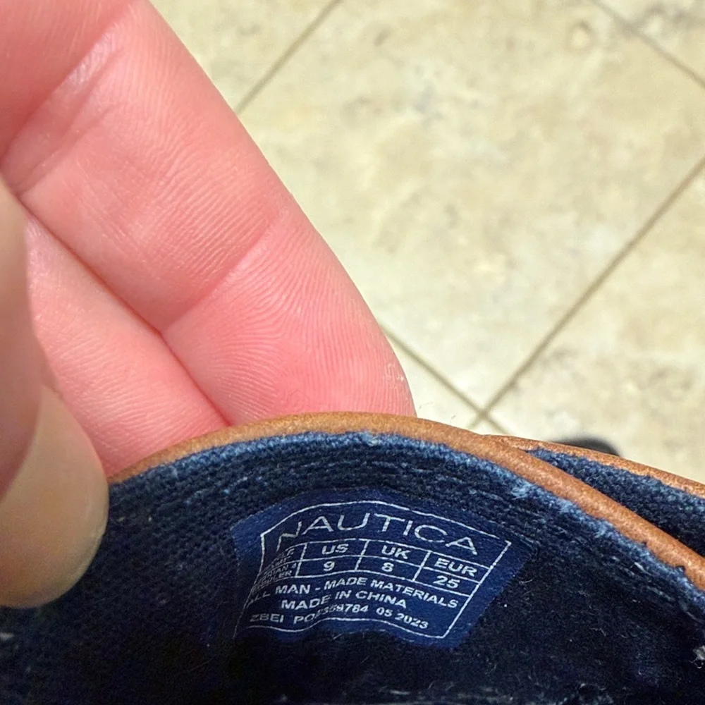 Nautica Kids Brown Sneakers with Velcro Strap - Picture 5 of 5